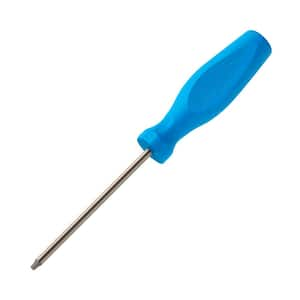 4 in. #1 Square Recessed Screwdriver Magnetic Tip Tri-Lobe Handle