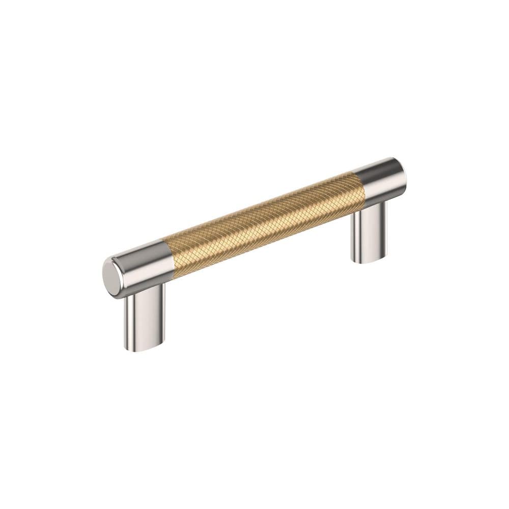 Esquire 5-1/16 in. (128mm) Center-to-Center Modern Polished Nickel/Champagne Bronze Bar Cabinet Pull price history on PriceWatchPro