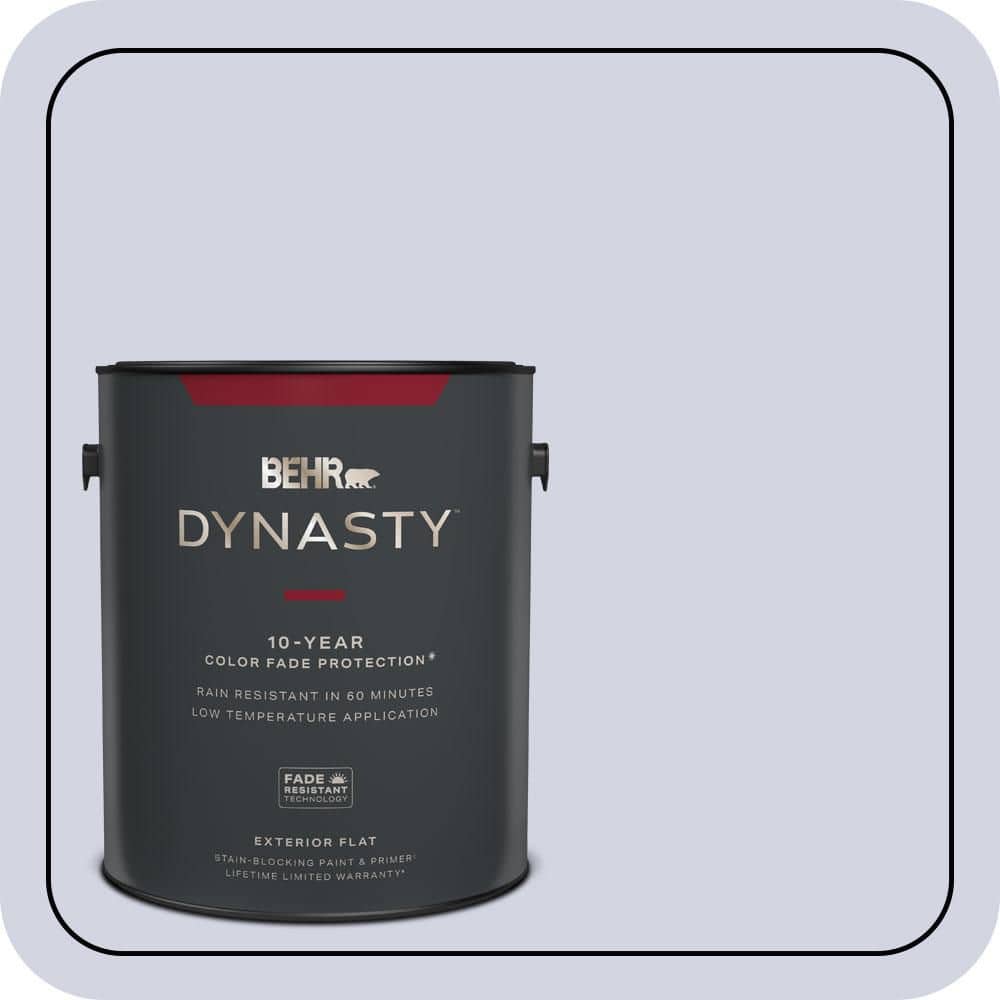 1 gal. #630E-2 Purple Veil Flat Exterior Stain-Blocking Paint & Primer price history on PriceWatchPro