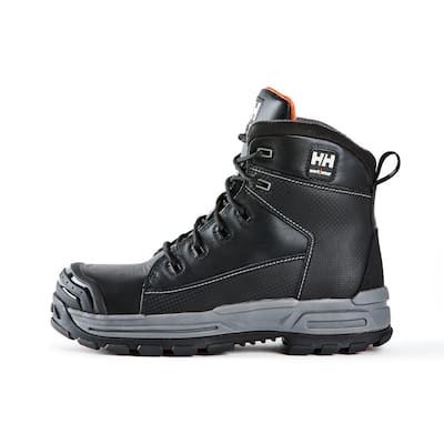Men's Denison 6 in. Slip Resistant Work Boots - Composite Toe - Black/Orange Size 11(M)