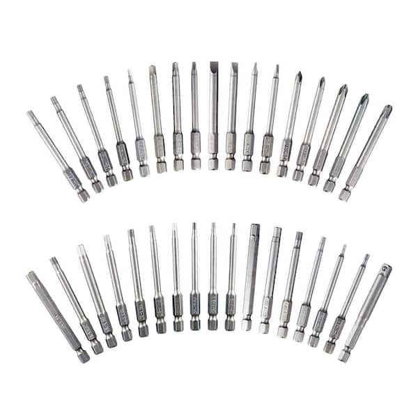 Best Way Tools Chrome Vanadium Steel Bit Set (36-Piece) with Case