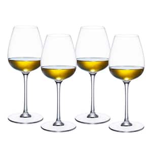 Purismo 13.5 oz. Lead Free Crystal White Wine Glass (4-Pack)