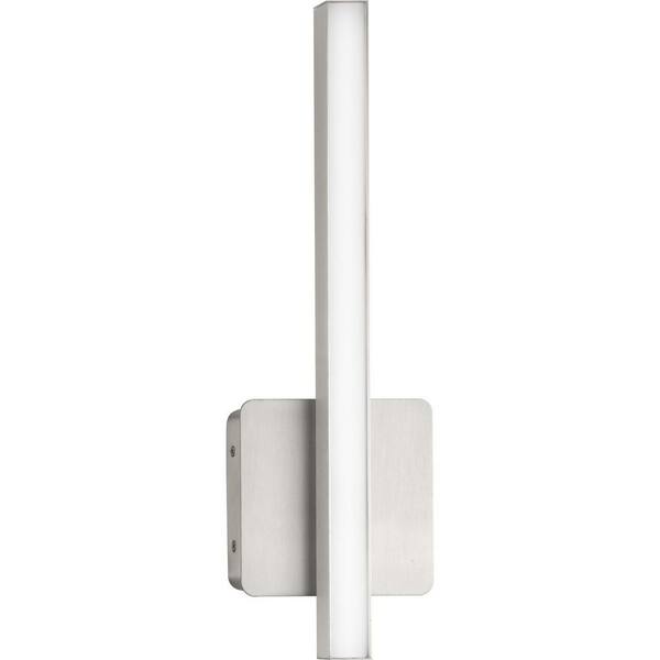 Progress Lighting 7.24-in Brushed Nickel Transitional Integrated LED Flush Mount Light ENERGY STAR Progress Lighting 7.24-in Brushed Nickel Transitional Integrated LED Flush Mount Light ENERGY STAR