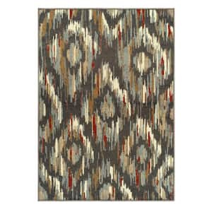 Solitaire Multicolor 8 ft. x 10 ft. Modern Geometric Area Rug