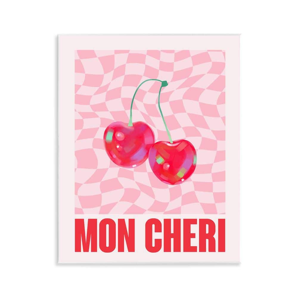 Mon Cheri on Checkered by House of Lulu Unframed Typography Graphic Art Print 14 in. x 11 in. price history on PriceWatchPro