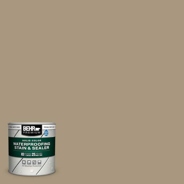 BEHR PREMIUM 8 oz. #SC-151 Sage Solid Color Waterproofing Exterior Wood Stain and Sealer Sample