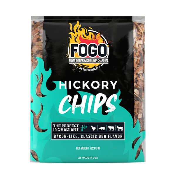 FOGO 192 Cu. In. Bag Hickory Smoking Chips