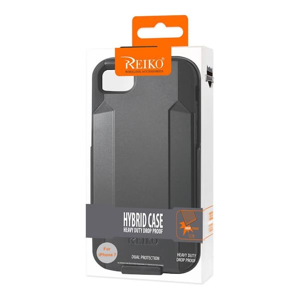 REIKO iPhone 8/7 3-in-1 Hybrid Heavy-Duty Holster Combo Case in Black SLCPC09-IPHONE7BK - The Home Depot REIKO iPhone 8/7 3-in-1 Hybrid Heavy-Duty Holster Combo Case in Black SLCPC09-IPHONE7BK - The Home Depot