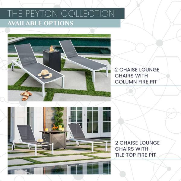 Peyton 3 Piece Aluminum Outdoor Chaise Lounges Pytnchs3pcfp Wg The Home Depot - Peyton Adjustable Wicker Chaise Lounge Peyton 3 Piece Aluminum Outdoor Chaise Lounges Pytnchs3pcfp Wg The Home Depot - Peyton Adjustable Wicker Chaise Lounge