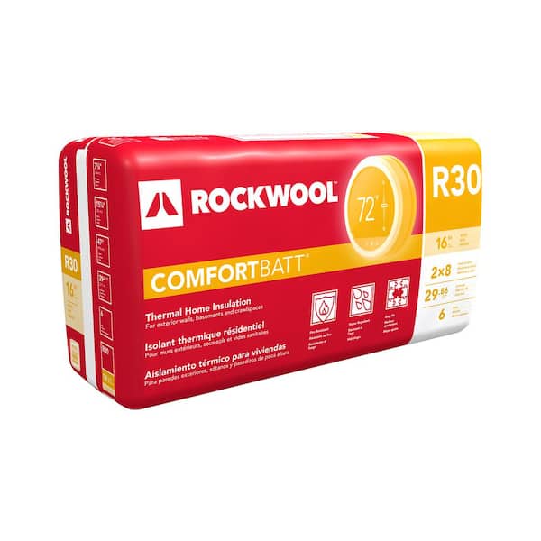 R-30 Comfortbatt 7-1/4 in. x 15 in. x 47 in. Fire Resistant Stone Wool Insulation Batt (29.9 sqft) (12-Bags)