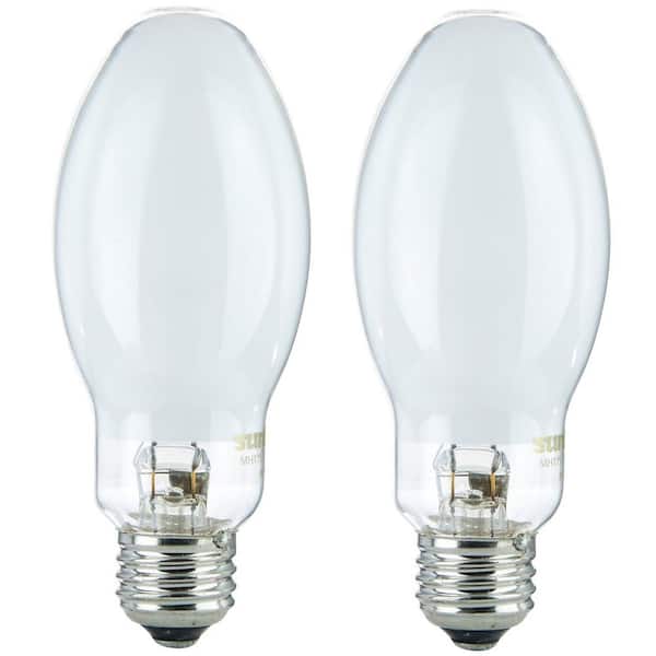 Sunlite 175-Watt ED17 Metal Halide Medium E26 Base 13,000 Lumen White HID Light Bulb in Cool White 4200K (2-Pack)