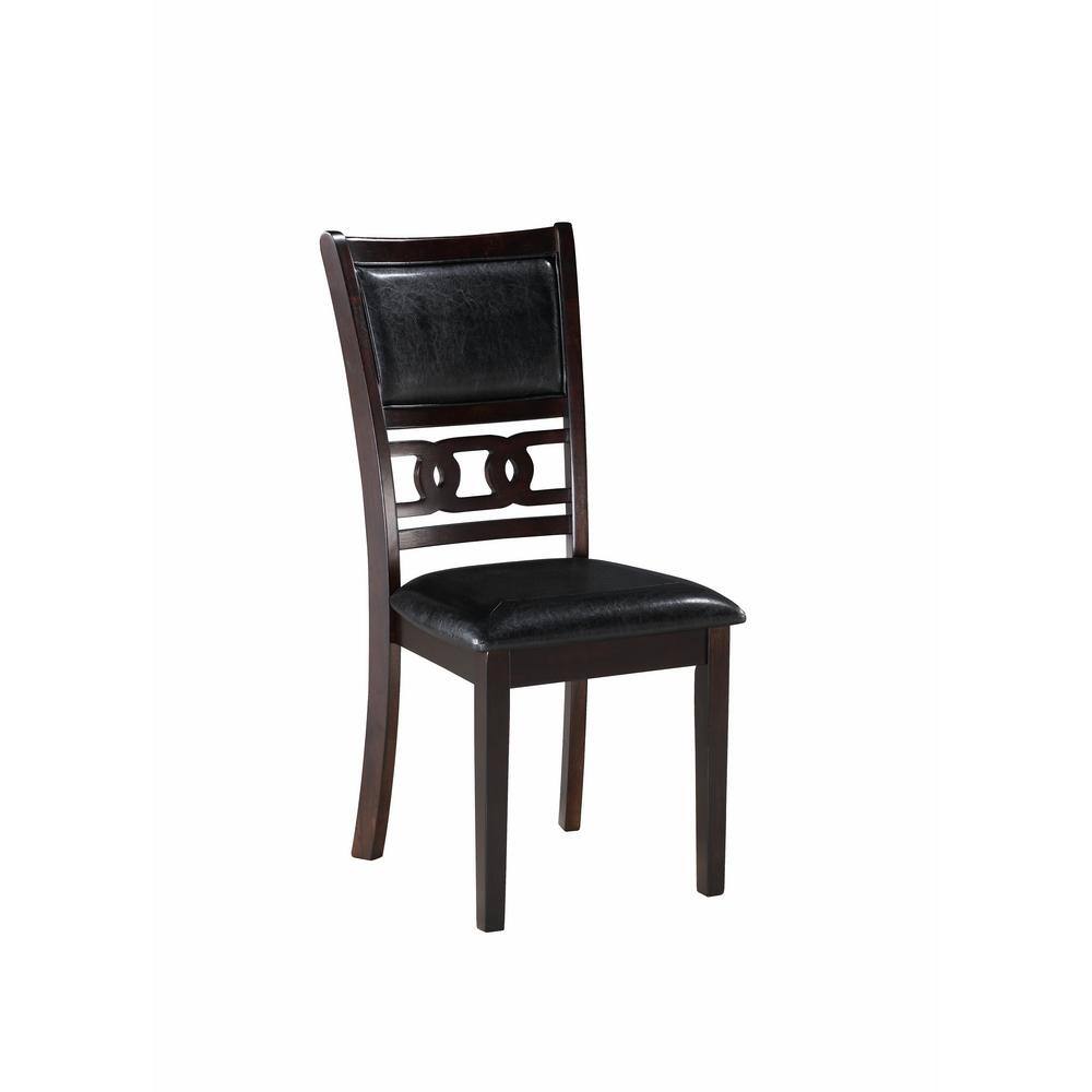 Ebony 48-Inch Rectangular Dining Table with 4 Chairs