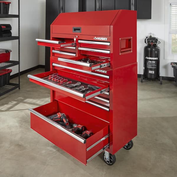 18 Toolbox with Extra Storage Compartments