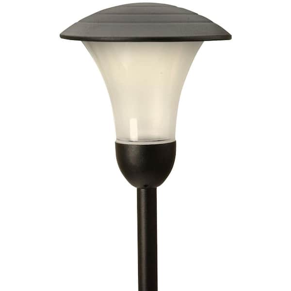 Moonrays Addison-Style Low-Voltage 1-Watt Black Outdoor Integrated LED Landscape Path Light