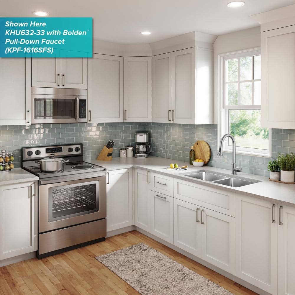 Fairlane 25-Inch Satin Stainless Steel Undermount Kitchen Sink