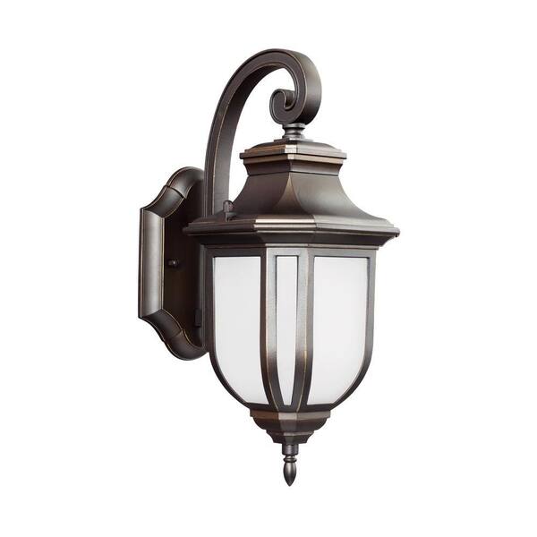 Generation Lighting Childress 1-Light Antique Bronze Wall Lantern