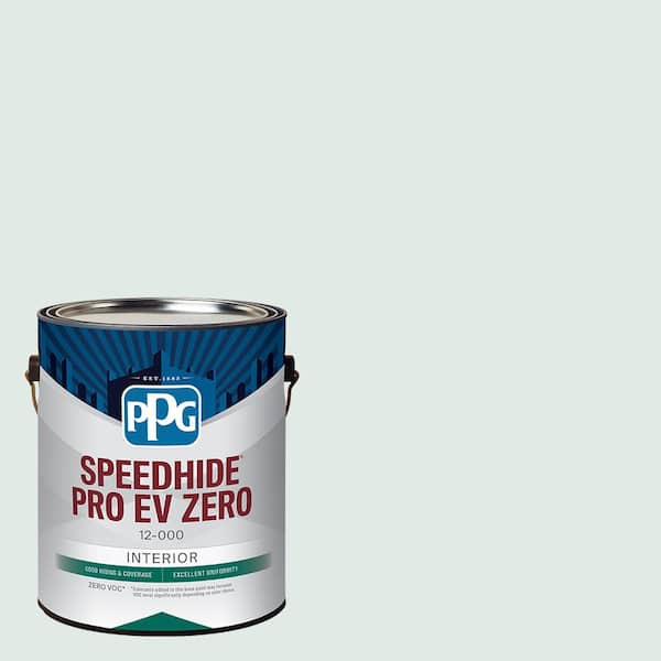 PPG Speedhide Pro EV Zero 1 gal. PPG1143-1 Delicate Mist Flat Interior Paint