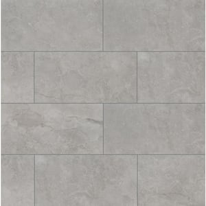 Ansello Grey 12 in. x 24 in. Matte Ceramic Floor and Wall Tile (16 sq. ft./Case)