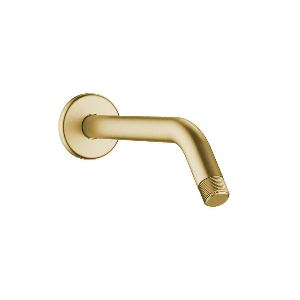 Hansgrohe Showerarm, Brushed Gold Optic 04186253 - The Home Depot