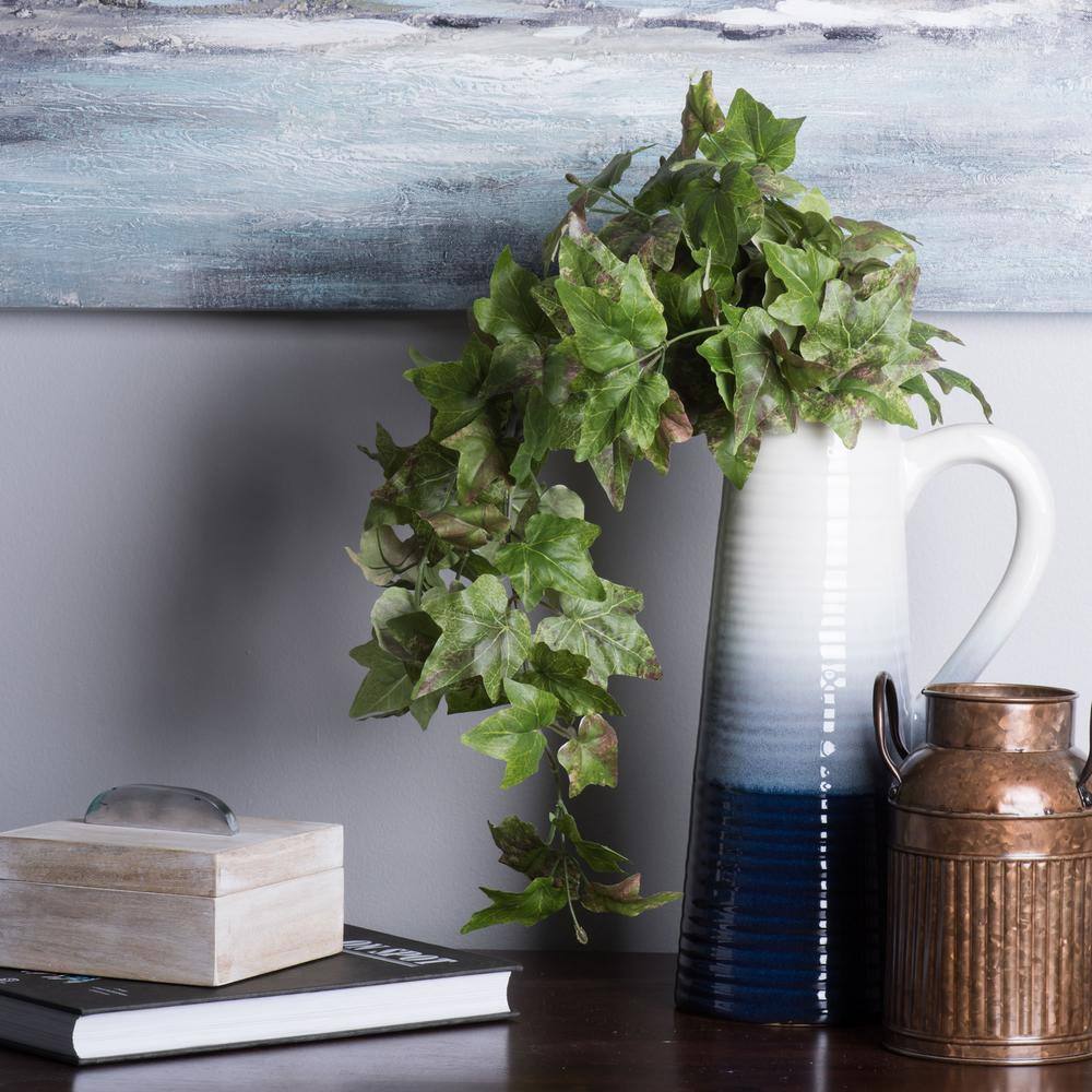 25" Green Artificial Hanging Ivy Bush for Indoor Decor