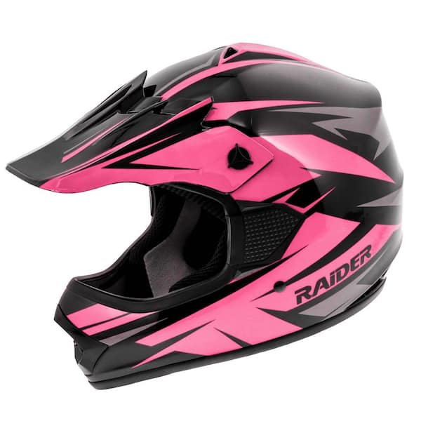 RAIDER GX4 YOUTH MX HELMET PINK-YM 2181314 - The Home Depot