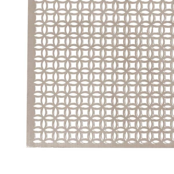 1 ft. x 2 ft. Satin Nick Elliptical Aluminum Sheet