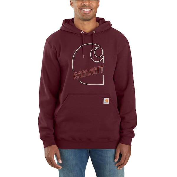 Carhartt Men's XXX-Large Port Cotton/Polyester Loose Fit Mid-Weight C Graphic Sweatshirt