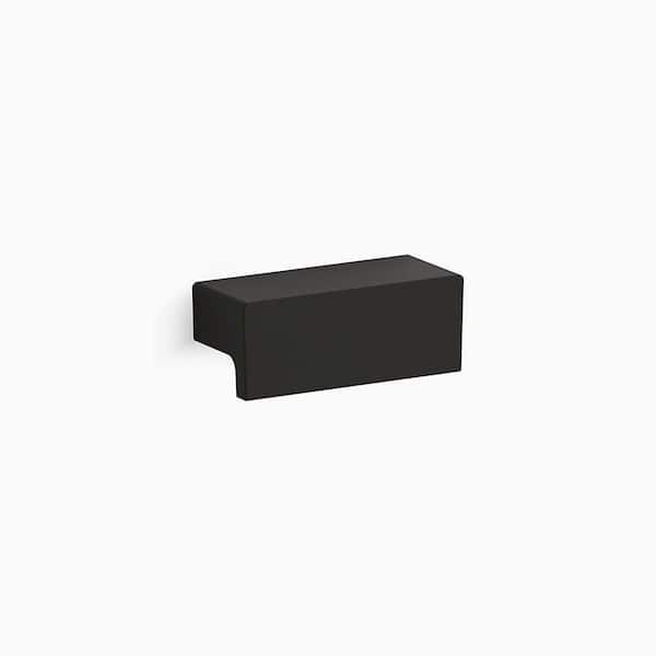 KOHLER Honesty 2 .5 in. Matte Black Cabinet Knob