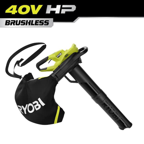 40V HP Brushless Cordless Battery Leaf Vacuum/Mulcher (Tool Only)