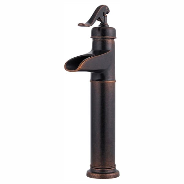 Pfister Ashfield Single Hole Single-Handle Vessel Bathroom Faucet in Rustic Bronze