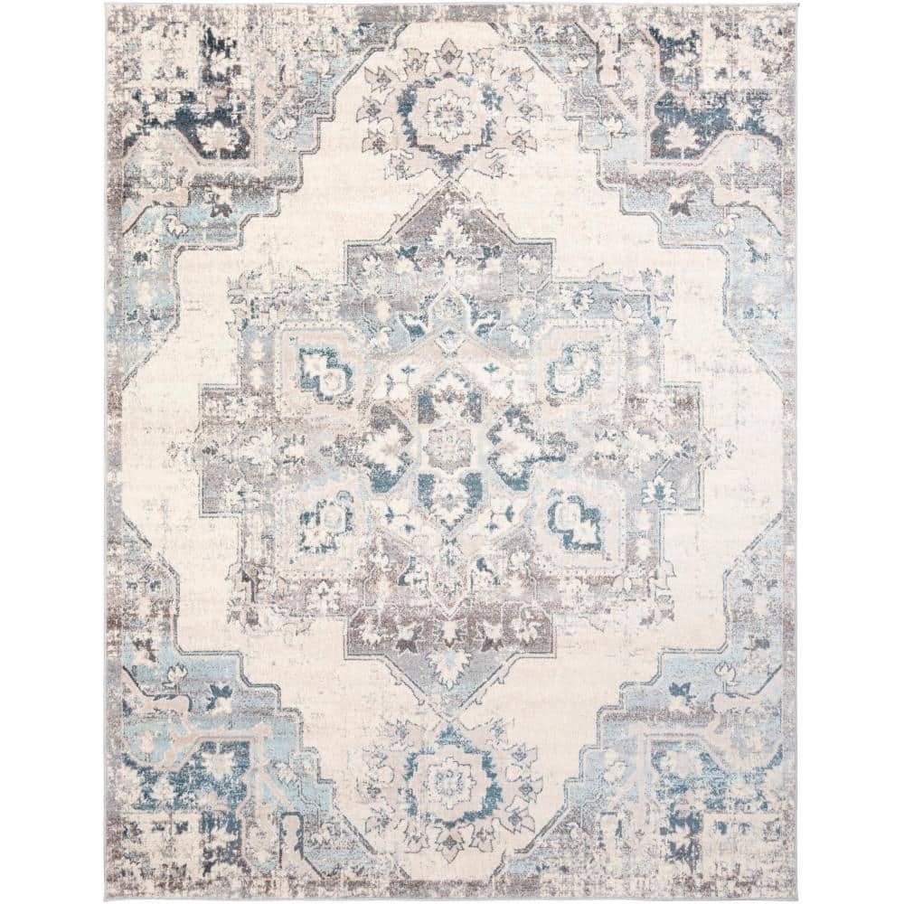 Artistic Weavers Lafayette Gray Updated Traditional 6'7 x 9'6 Area Rug 