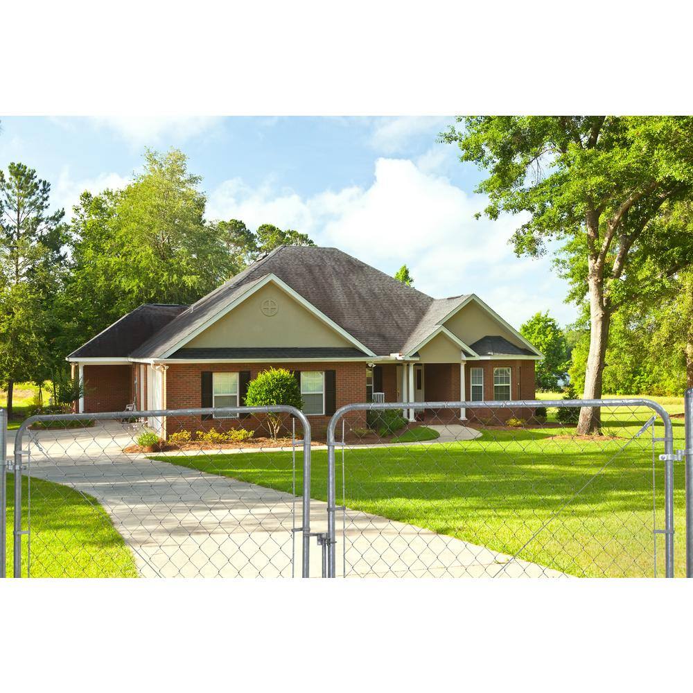 Adjustable Metal Chain Link Driveway Gate Kit