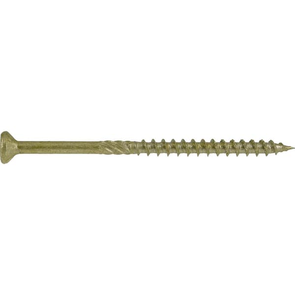 9 X 3" Torx zinc yellow flat head wood screws 1,000pc. 