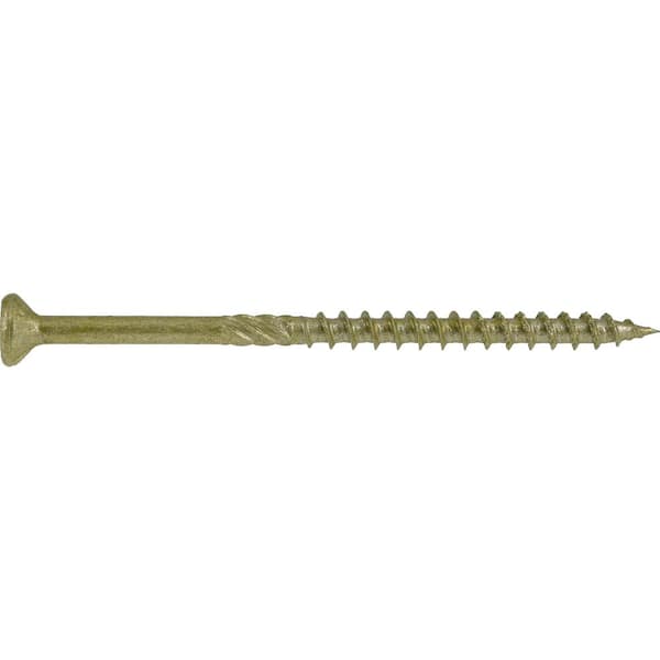Power Pro #9 x 3 in. Star Flat-Head Exterior Wood Screw (12 lbs.-Pack)