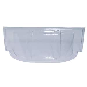 39 in. W x 13 in. D x 15 in. H Economy Straight Bubble Window Well Cover
