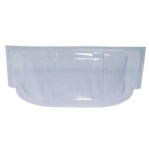 MacCourt 44 in x 4 in Polyethylene Egress Low Profile Window Well Cover 4236EG 