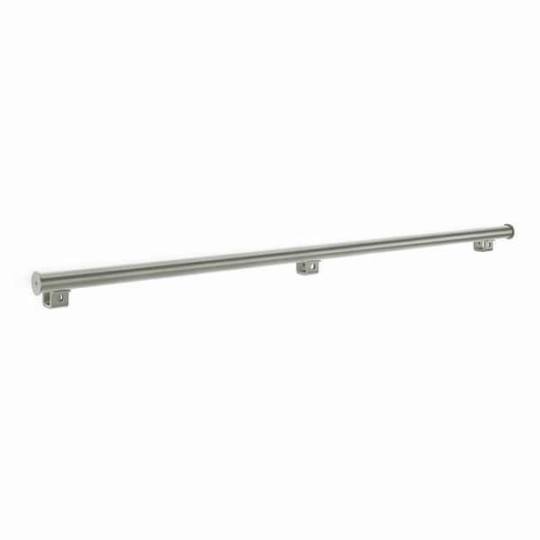 4 ft. Satin Nickel Ladder Rail for 300 Series Ladder