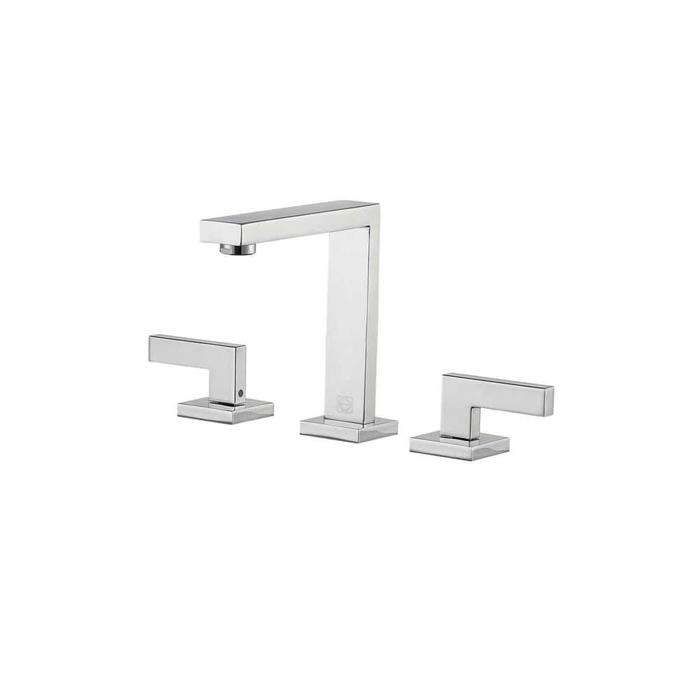 8 in. Widespread Double-Handle Bathroom Sink Faucet in Chrome price history on PriceWatchPro