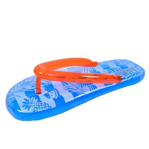 65 in. Jumbo Inflatable Flip-Flop Pool Float