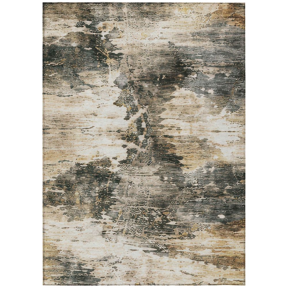 Chantille Machine Washable Indoor/Outdoor Abstract ACN2874 Pewter 8 ft. x 10 ft. Area Rug price history on PriceWatchPro