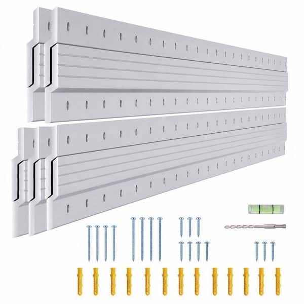 41 in. Heavy Duty French Cleat Hanger, Aluminum Z-Clips French Cleats Mirrors, Picture, Headboard and Cabinet (2-Pack)