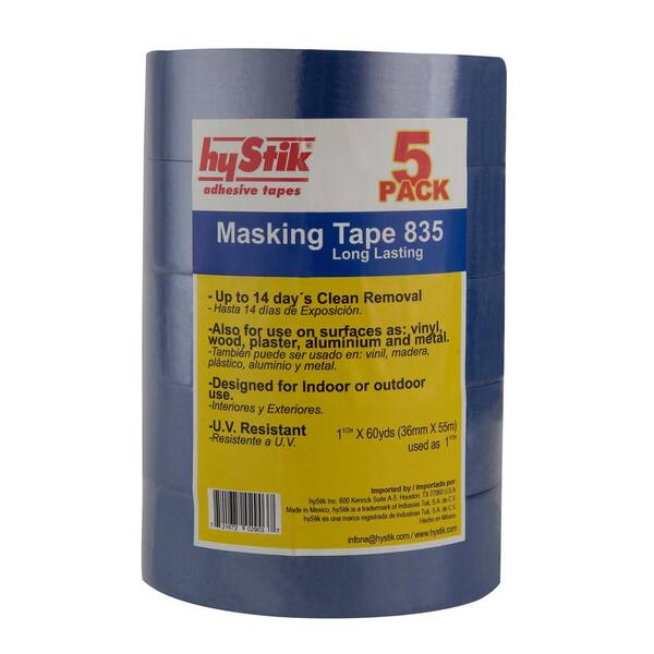 hyStik 835 1-1/2 in. x 60 yds. Painter's Tape (5-Pack)