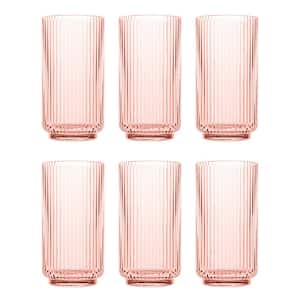 Mesa 22 oz. Dishwasher Safe Pink Acrylic Drinking Glass