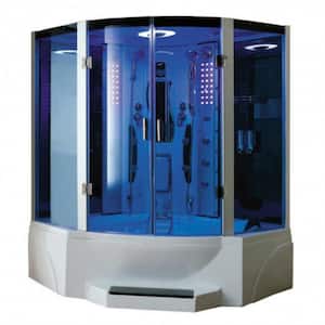 Combination Steam Shower with Jetted Tub