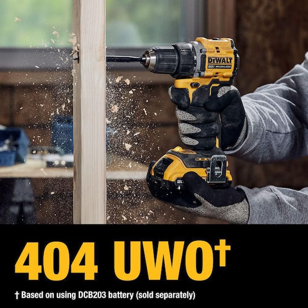 DEWALT ATOMIC 20V MAX Lithium-Ion Brushless Cordless 1/2 in. Drill