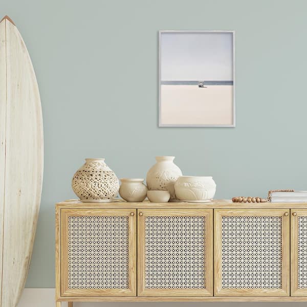 Stupell Industries Distant California Beach Hut by Gemma Bardot Gray ...
