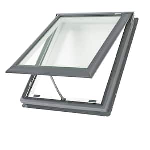 21 in. x 26-7/8 in. Fresh Air Venting Deck-Mount Skylight with Laminated Low-E3 Glass
