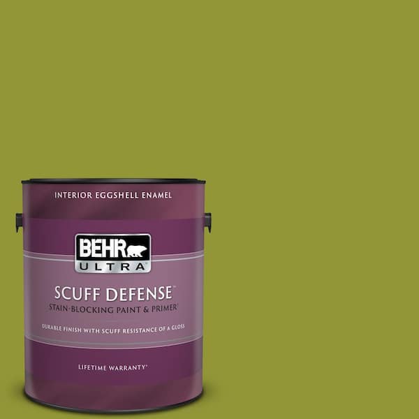 BEHR ULTRA 1 gal. #S-H-410 Appletini Extra Durable Eggshell Enamel Interior Paint & Primer