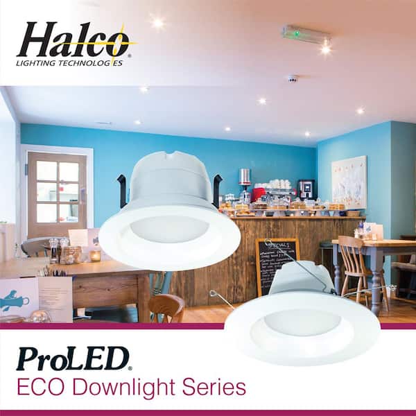 Halco 99735 ProLED Downlight Retrofit Series III 4in 9W 4000K 90CRI Wet Location Dimmable