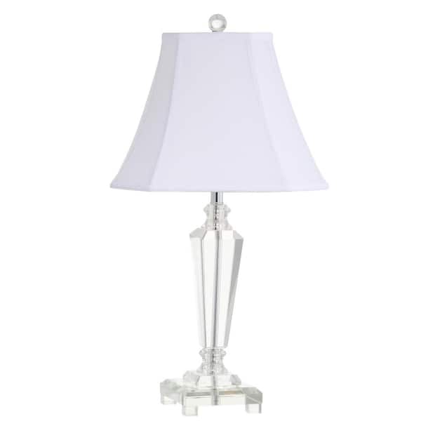 Clear Crystal Table Lamp, Aline Modern Crystal Table Lamp By Vienna Full Spectrum Chandelier